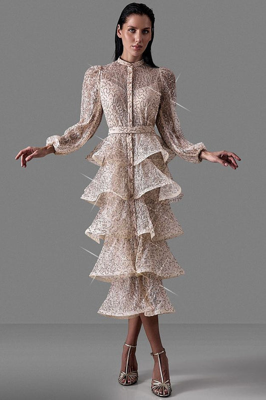 Tiered Two-Piece Dress