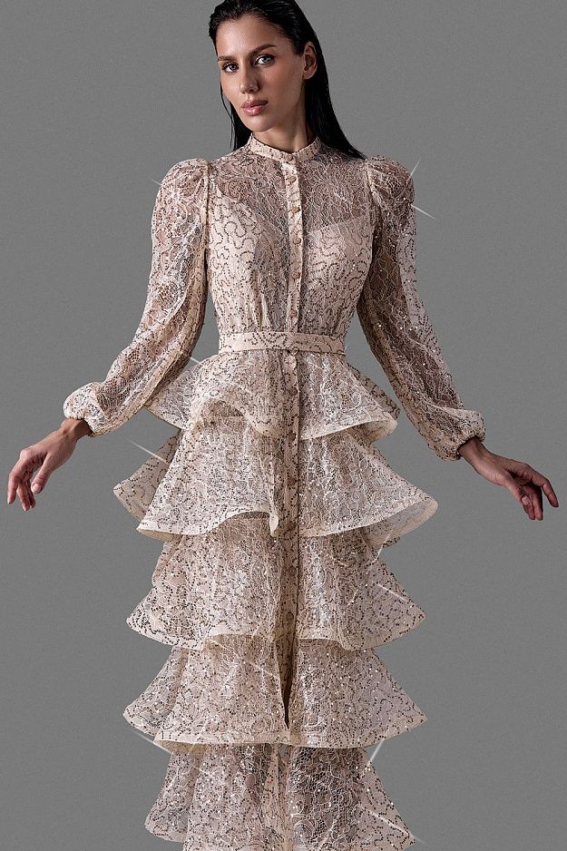 Tiered Two-Piece Dress