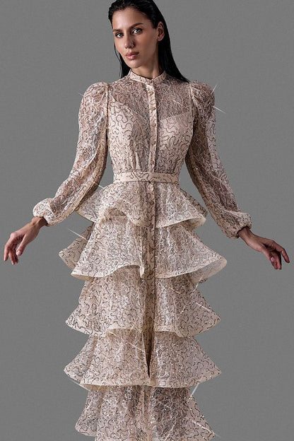 Tiered Two-Piece Dress