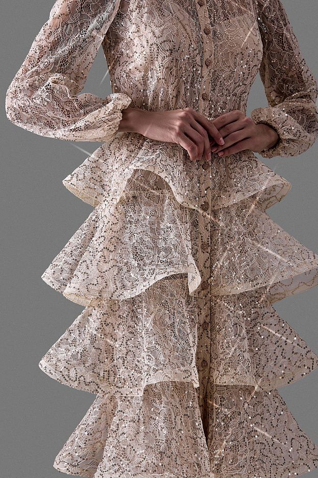 Tiered Two-Piece Dress