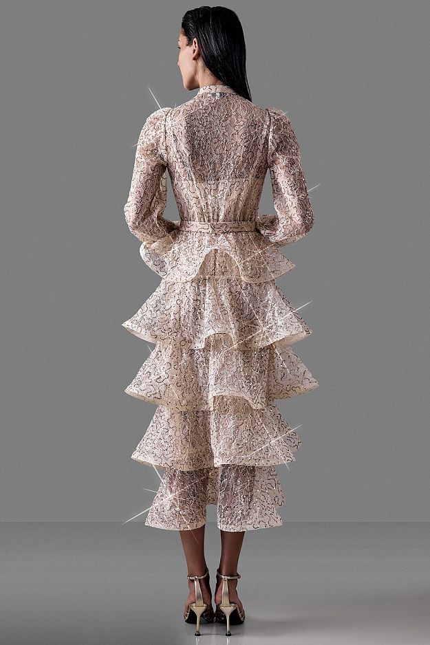 Tiered Two-Piece Dress