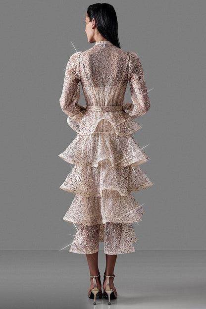 Tiered Two-Piece Dress