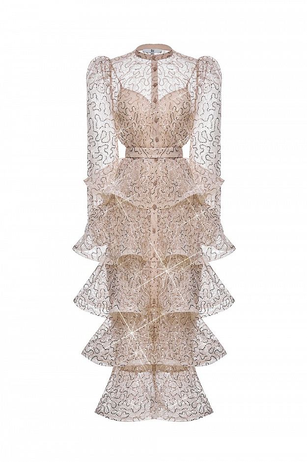 Tiered Two-Piece Dress