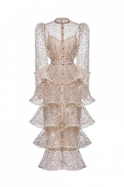 Tiered Two-Piece Dress