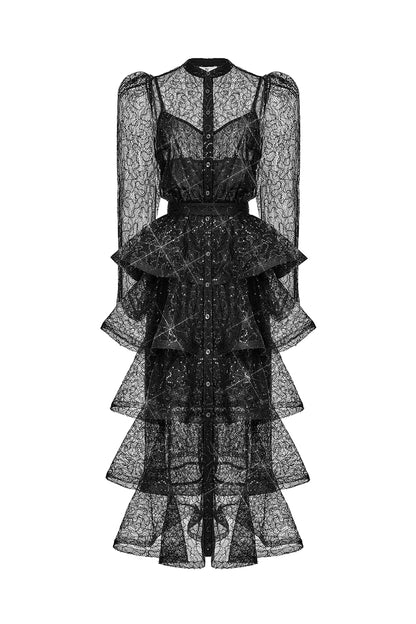 Tiered Two-Piece Dress