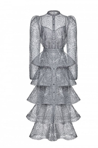 Tiered Two-Piece Dress