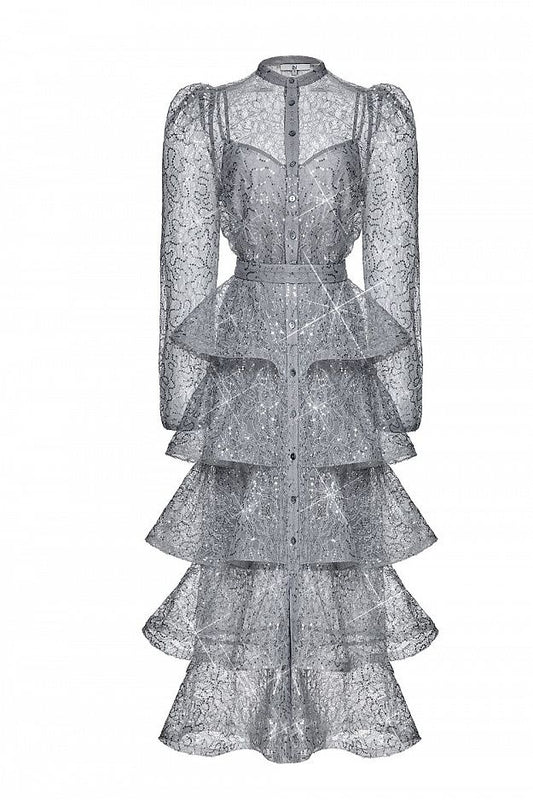 Tiered Two-Piece Dress