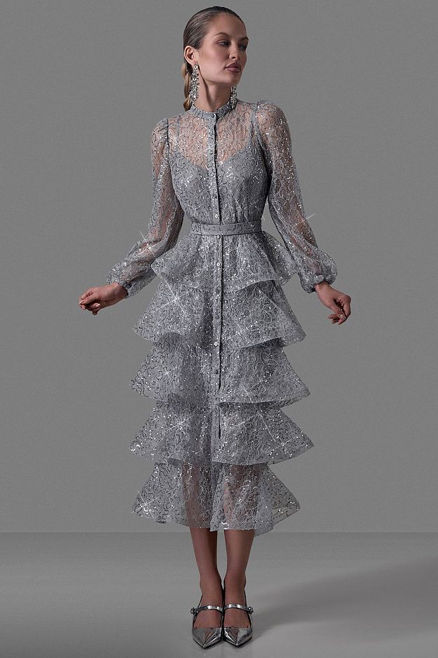 Tiered Two-Piece Dress