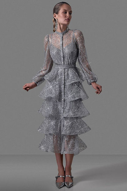 Tiered Two-Piece Dress