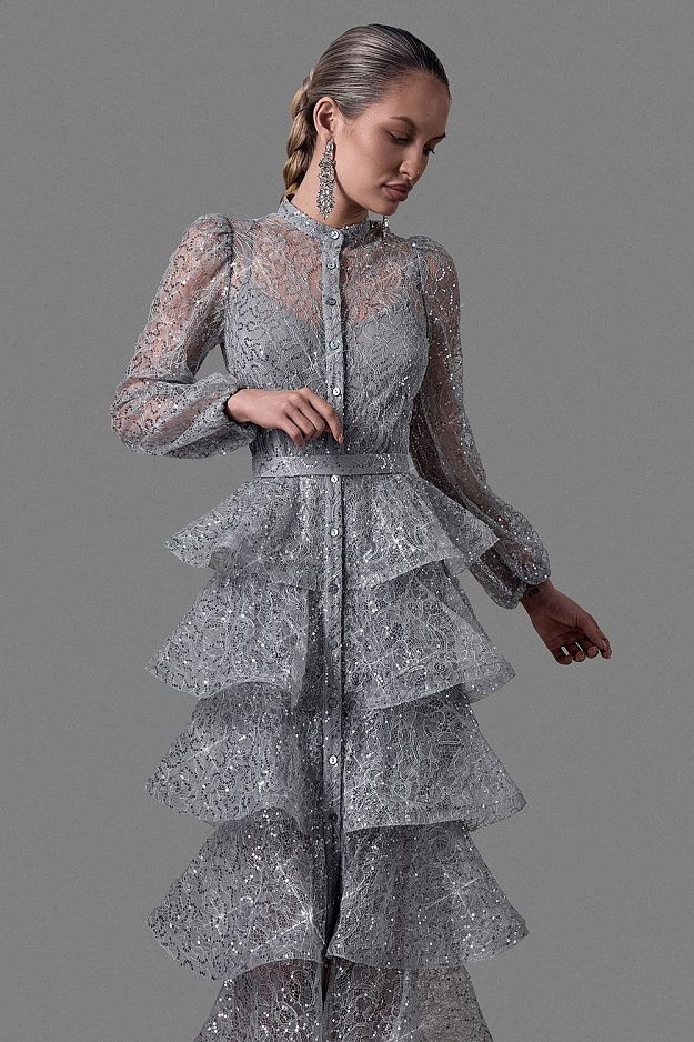 Tiered Two-Piece Dress