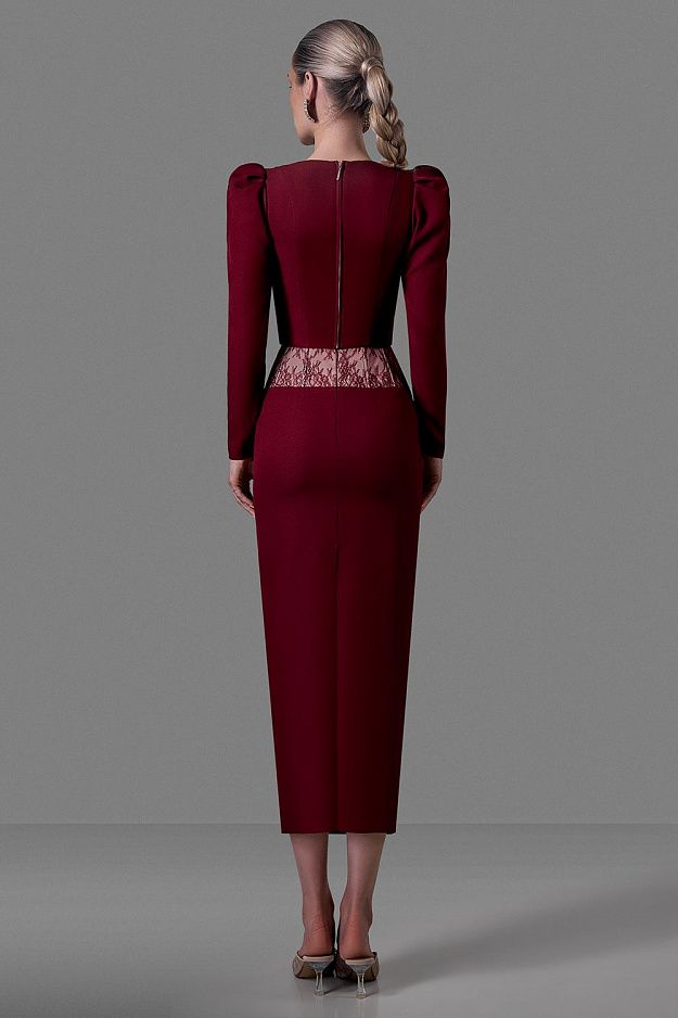 Corset with Lace Inset