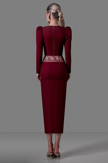 Corset with Lace Inset