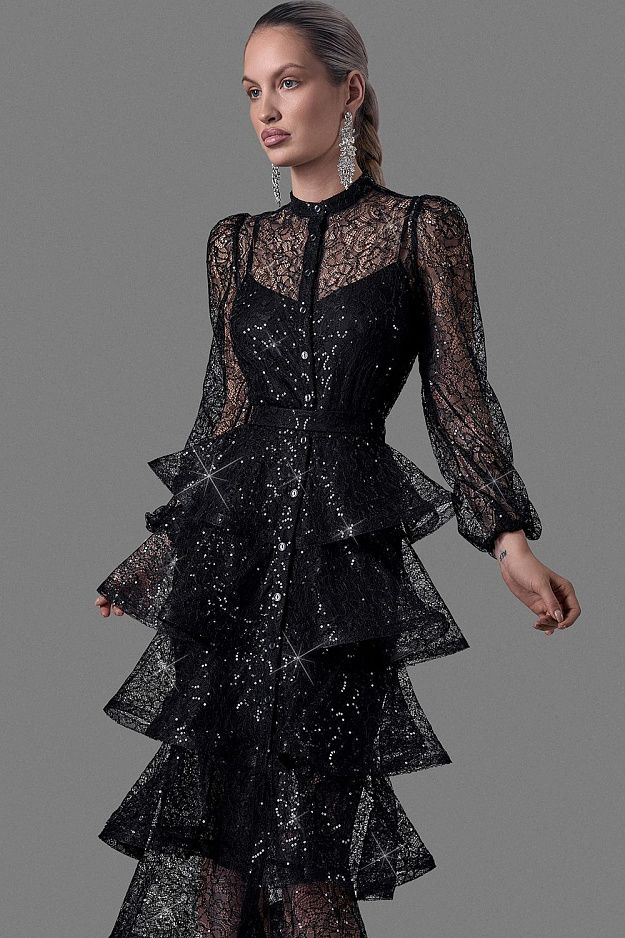 Tiered Two-Piece Dress