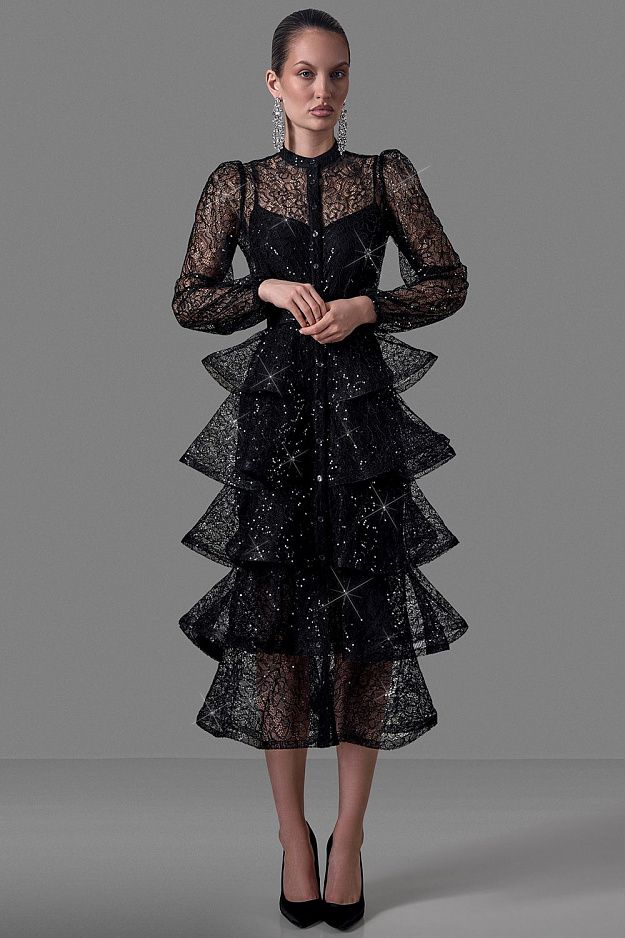 Tiered Two-Piece Dress