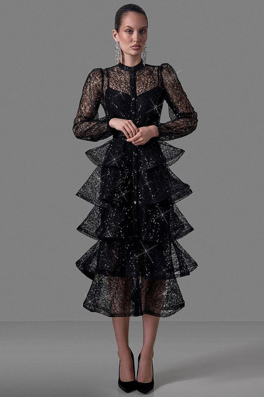 Tiered Two-Piece Dress