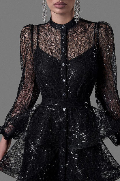 Tiered Two-Piece Dress