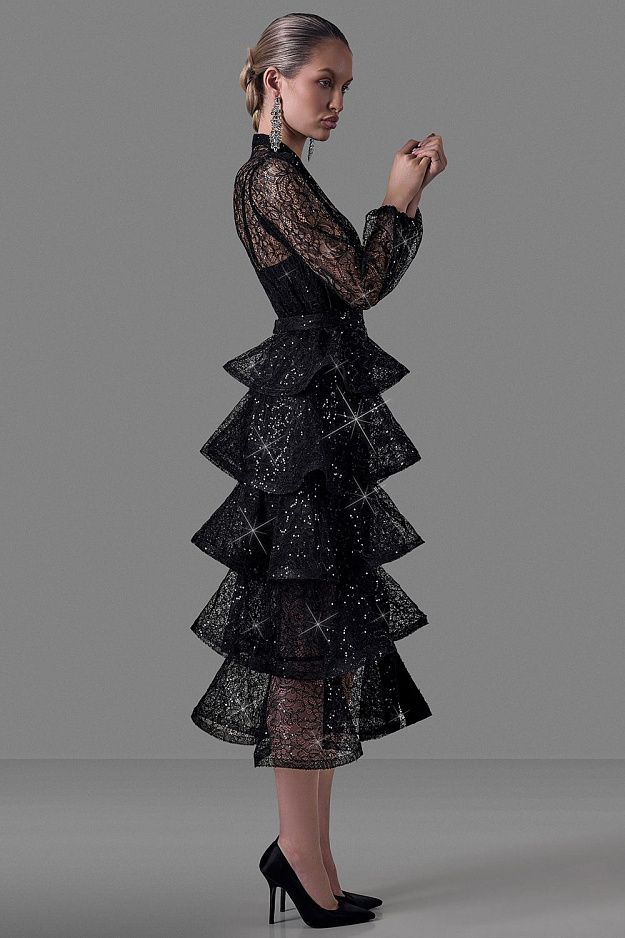 Tiered Two-Piece Dress