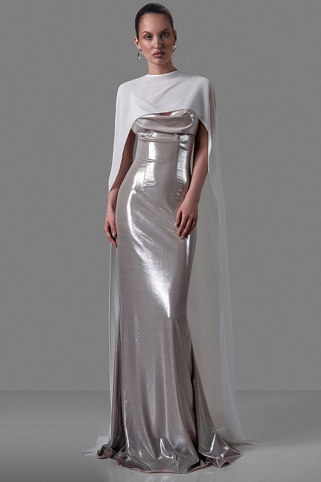 Featherlight Chiffon Cape