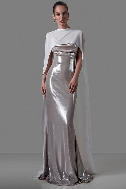 Featherlight Chiffon Cape