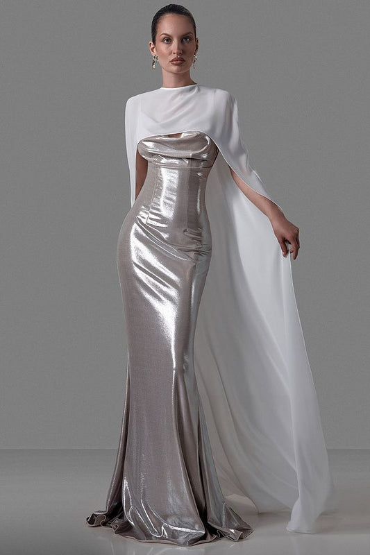 Featherlight Chiffon Cape