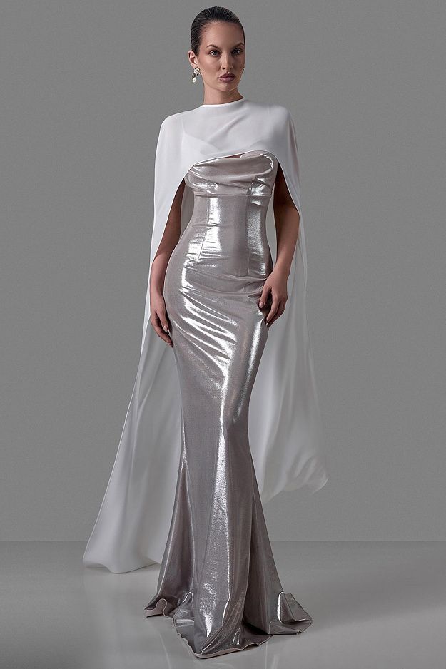 Featherlight Chiffon Cape