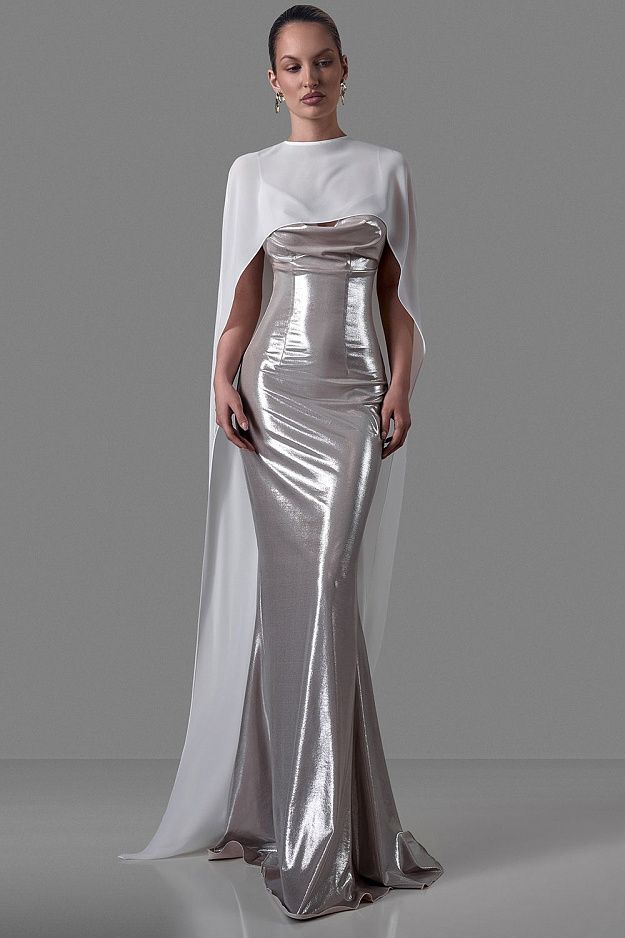 Featherlight Chiffon Cape