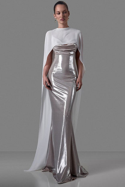 Featherlight Chiffon Cape