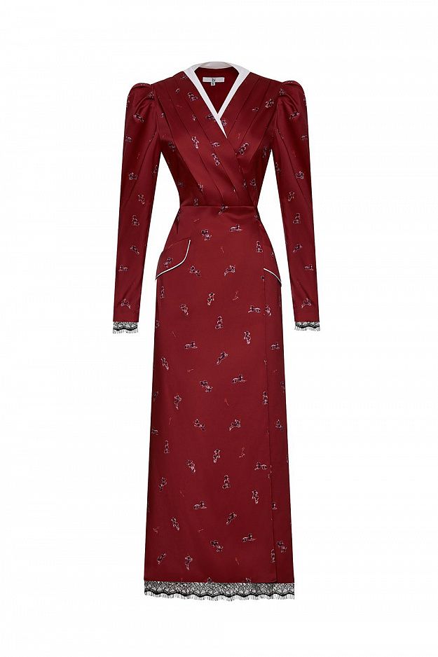 Dress with a Signature Print