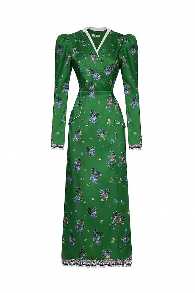 Dress with a Signature Print