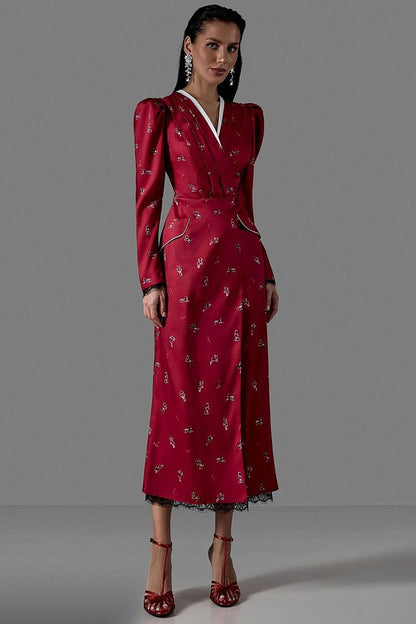 Dress with a Signature Print