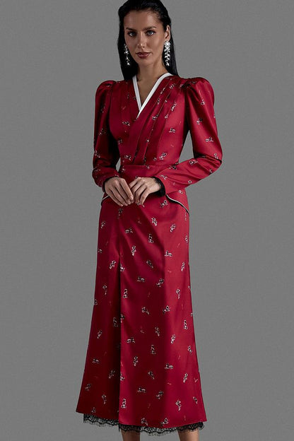 Dress with a Signature Print