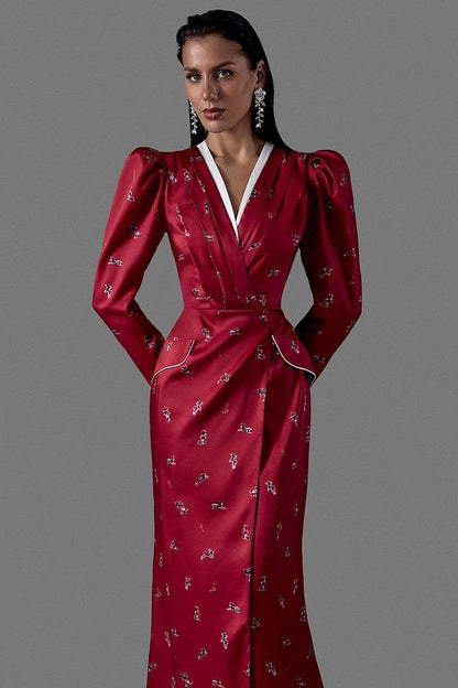 Dress with a Signature Print