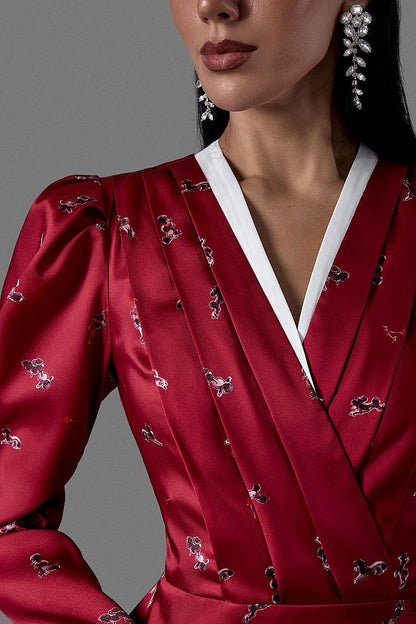 Dress with a Signature Print