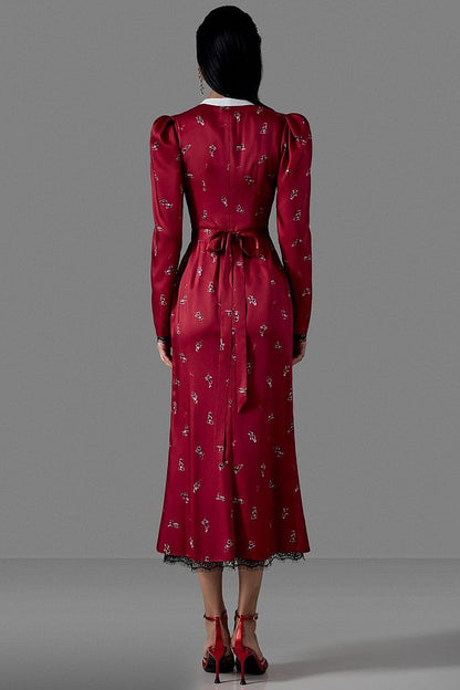 Dress with a Signature Print