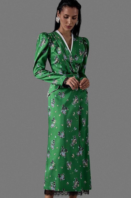 Dress with a Signature Print