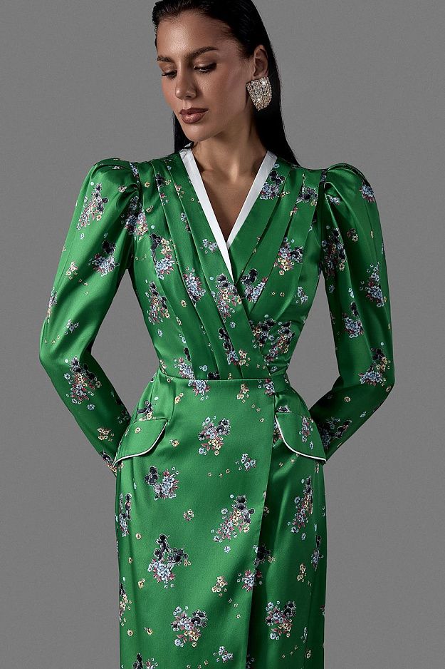 Dress with a Signature Print