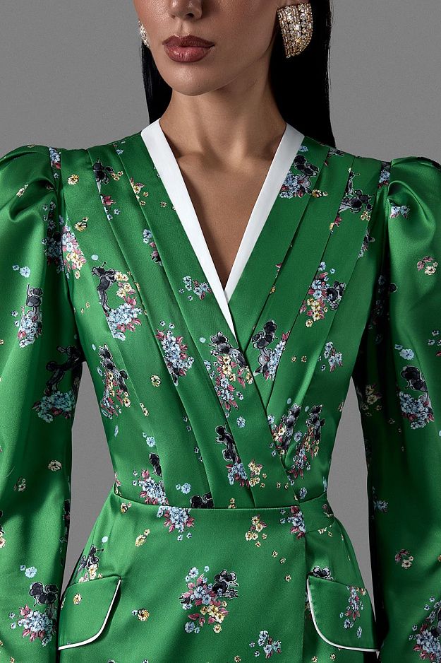 Dress with a Signature Print