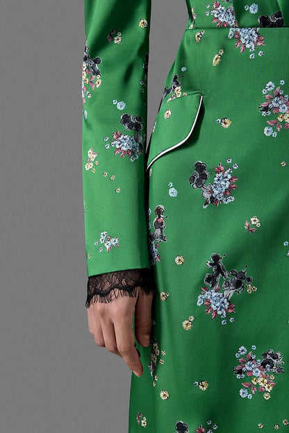 Dress with a Signature Print