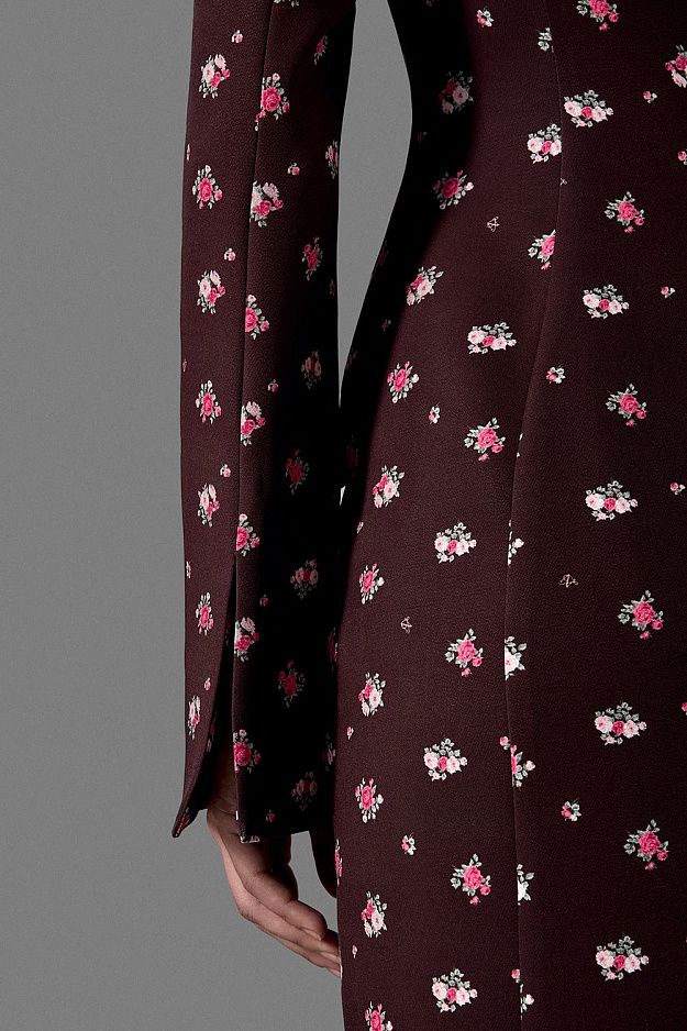 Fitted Midi Dress with Button Front