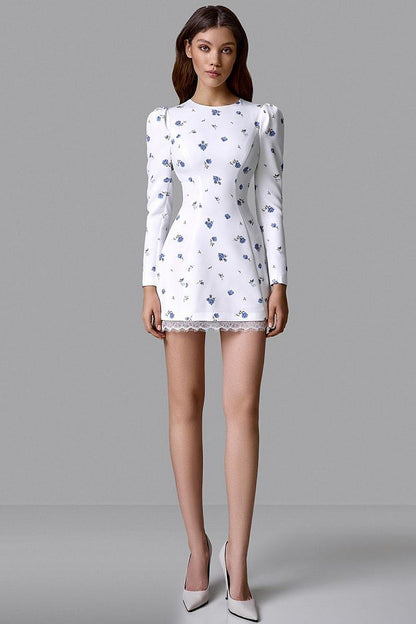 Mini Dress with Heart Back Cut-Out