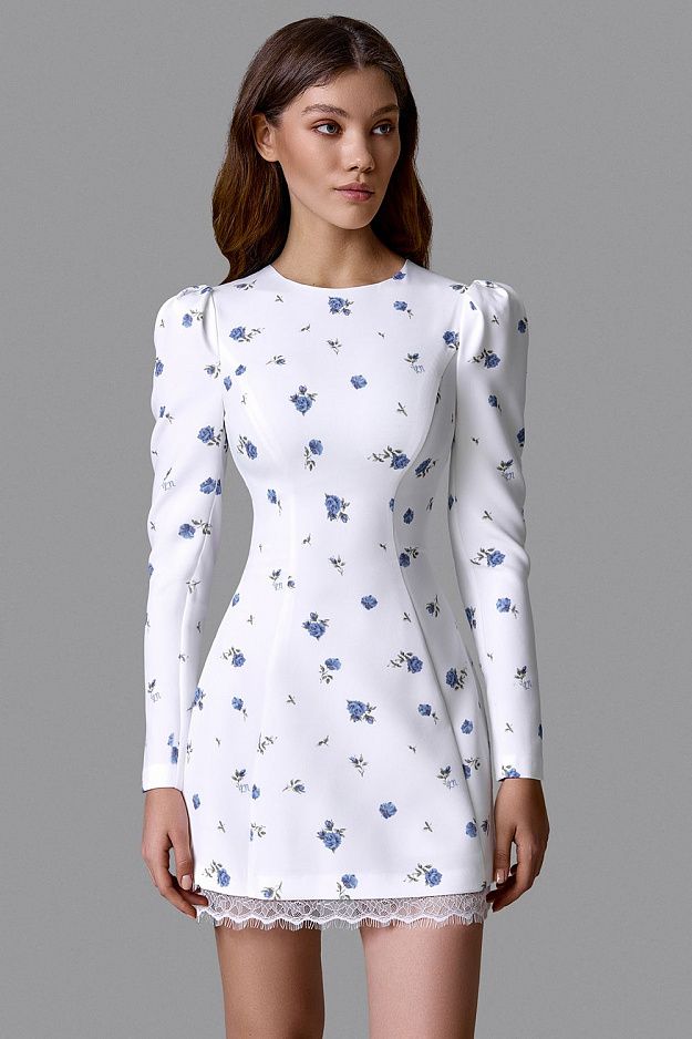 Mini Dress with Heart Back Cut-Out