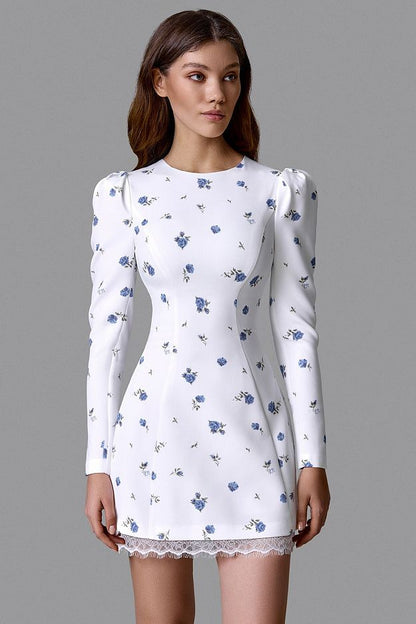 Mini Dress with Heart Back Cut-Out