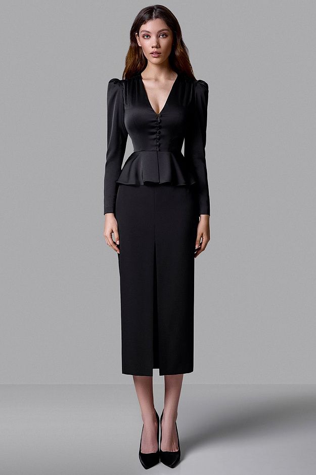 Midi Pencil Skirt