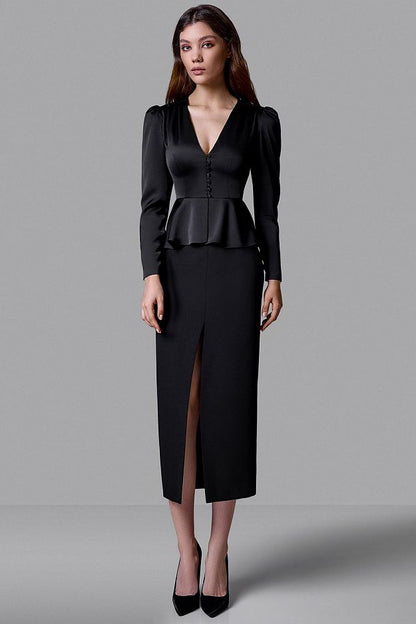 Midi Pencil Skirt