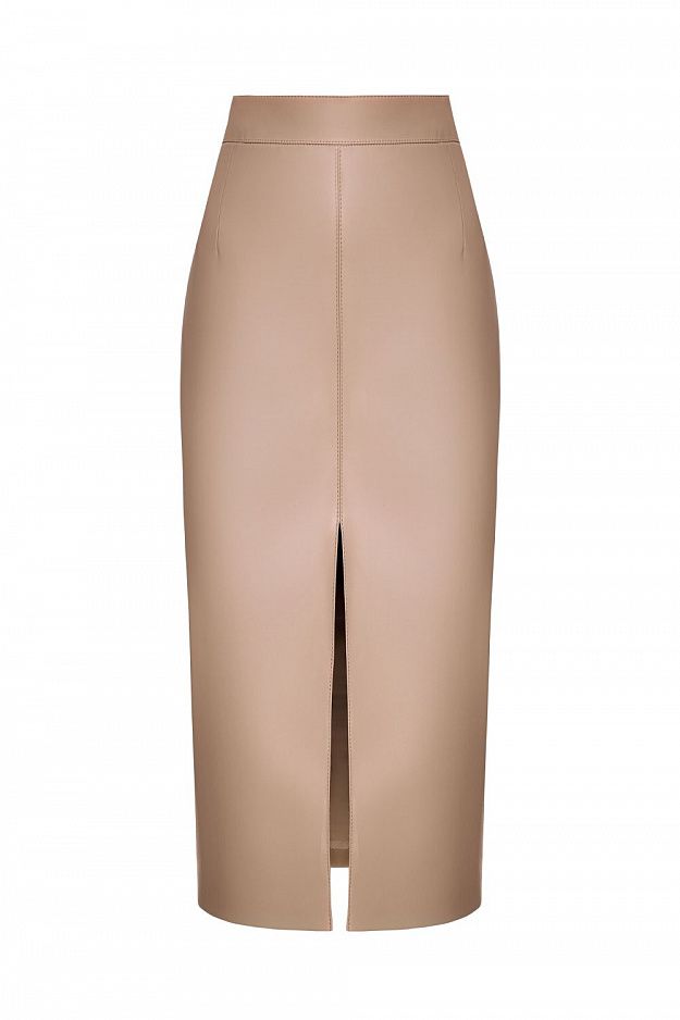 Faux Leather Pencil Skirt