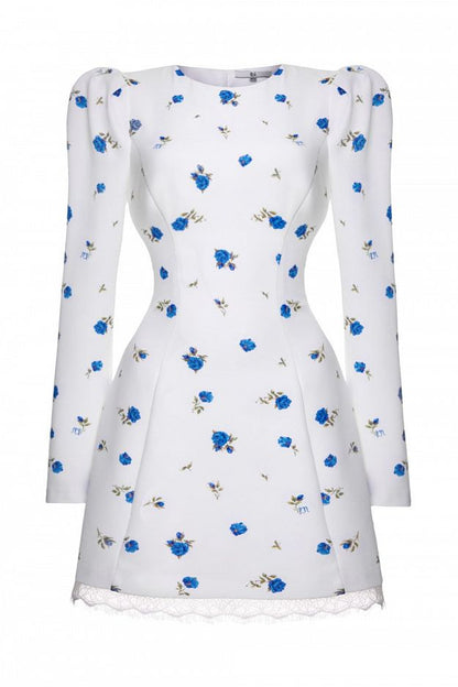 Mini Dress with Heart Back Cut-Out