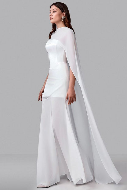Featherlight Chiffon Cape