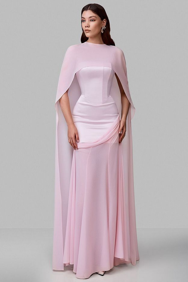 Featherlight Chiffon Cape