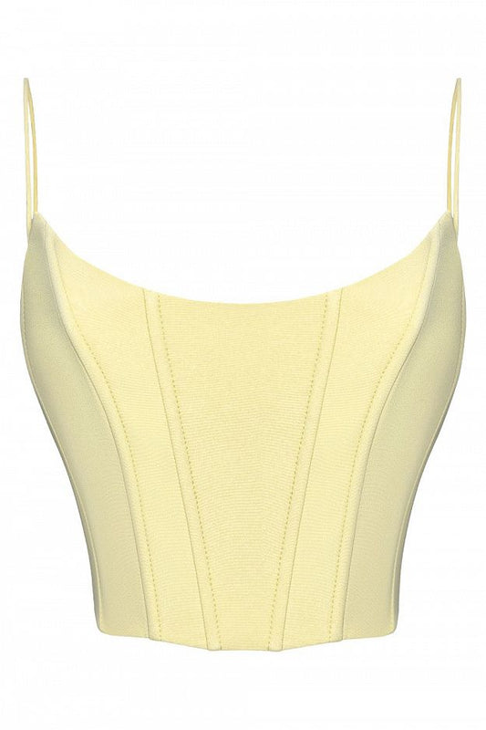 Fitted Corset with Thin Straps