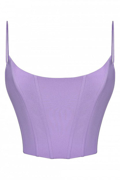 Fitted Corset with Thin Straps